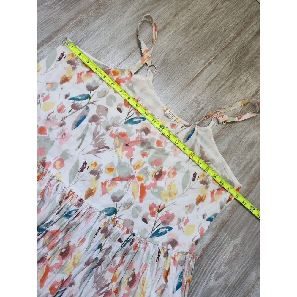 Sweet Magnolia Dress Womens XL Floral Cotton Sleeveless Strappy Fit & Flare EUC - Picture 6 of 10